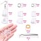 1900 Pieces Earring Hooks, Earring Making Supplies Kit with Jewelry Hooks, Fish Hook Earrings, Earring Backs, Jump Rings for Jewelry Making and Earring Repair,Gifts for Women